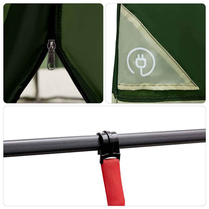 vidaXL Inner Tent 6-Person Green Taffeta - 291 x 291 x 240 cm