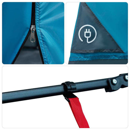 vidaXL Inner Tent 6-Person Blue Taffeta - 291 x 291 x 240 cm