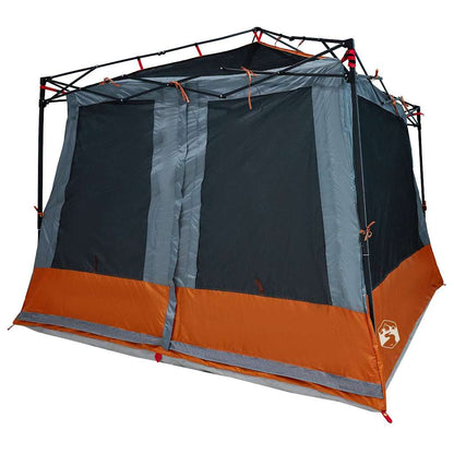 vidaXL Inner Tent 6-Person Grey and Orange Taffeta - 291 x 291 x 240 cm