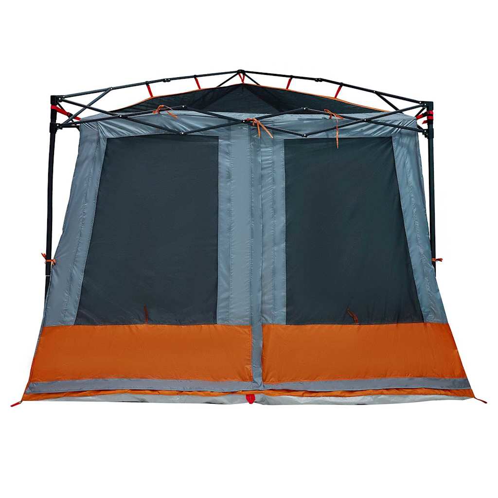 vidaXL Inner Tent 6-Person Grey and Orange Taffeta - 291 x 291 x 240 cm