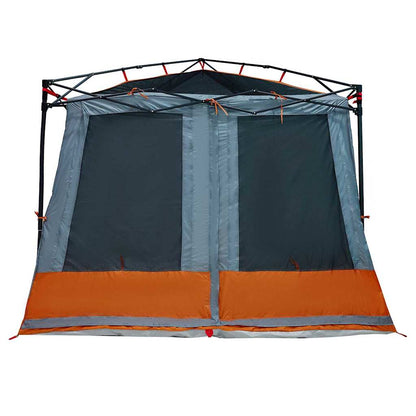 vidaXL Inner Tent 6-Person Grey and Orange Taffeta - 291 x 291 x 240 cm