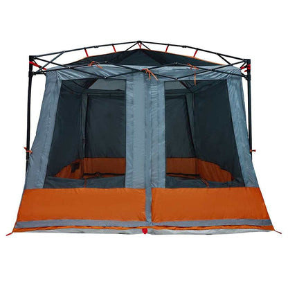 vidaXL Inner Tent 6-Person Grey and Orange Taffeta - 291 x 291 x 240 cm