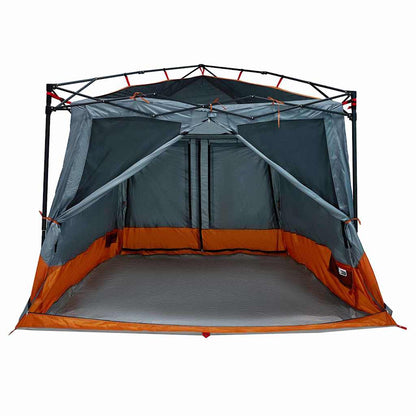vidaXL Inner Tent 6-Person Grey and Orange Taffeta - 291 x 291 x 240 cm