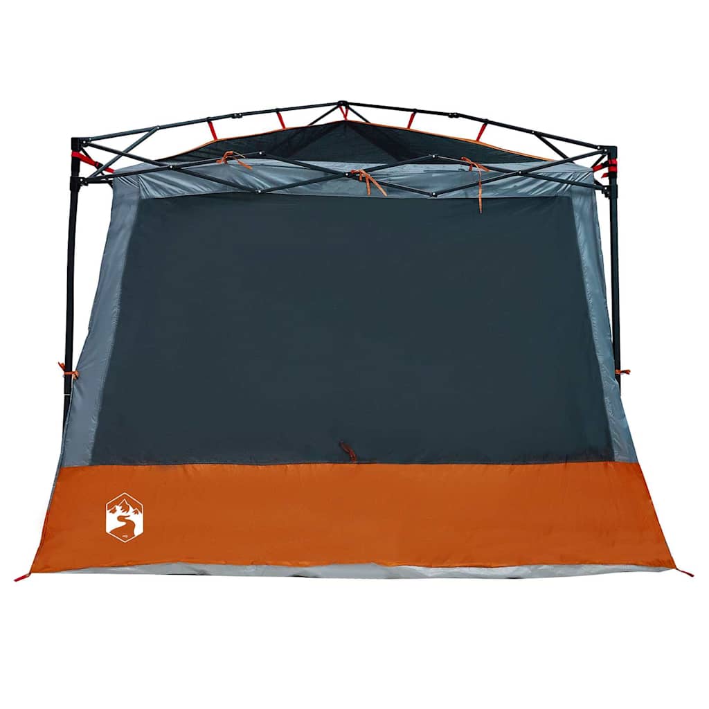 vidaXL Inner Tent 6-Person Grey and Orange Taffeta - 291 x 291 x 240 cm