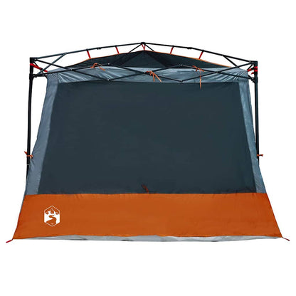 vidaXL Inner Tent 6-Person Grey and Orange Taffeta - 291 x 291 x 240 cm