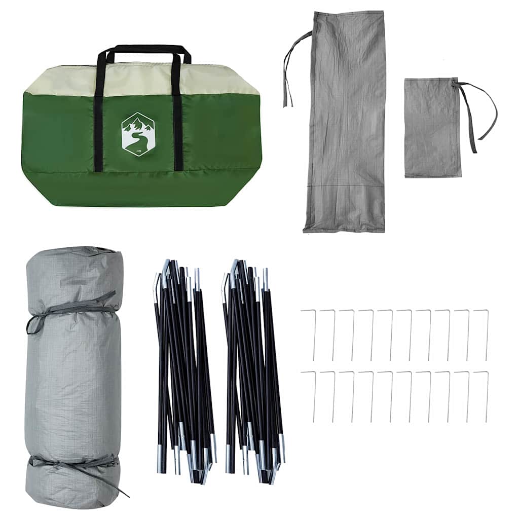 vidaXL Inner Tent 8-Person Green Taffeta - 520 x 520 x 190 cm