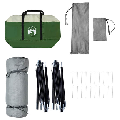vidaXL Inner Tent 8-Person Green Taffeta - 520 x 520 x 190 cm