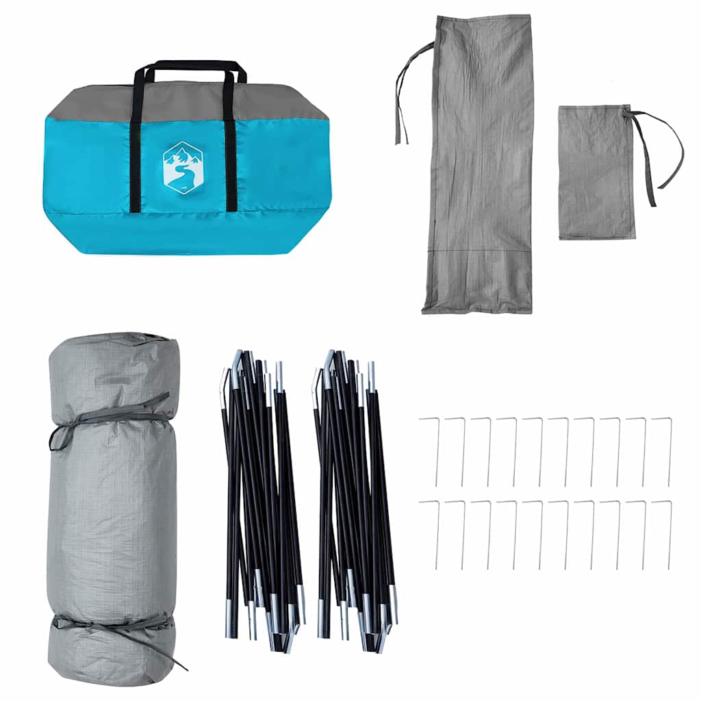 vidaXL Inner Tent 8-Person Blue Taffeta - 520 x 520 x 190 cm