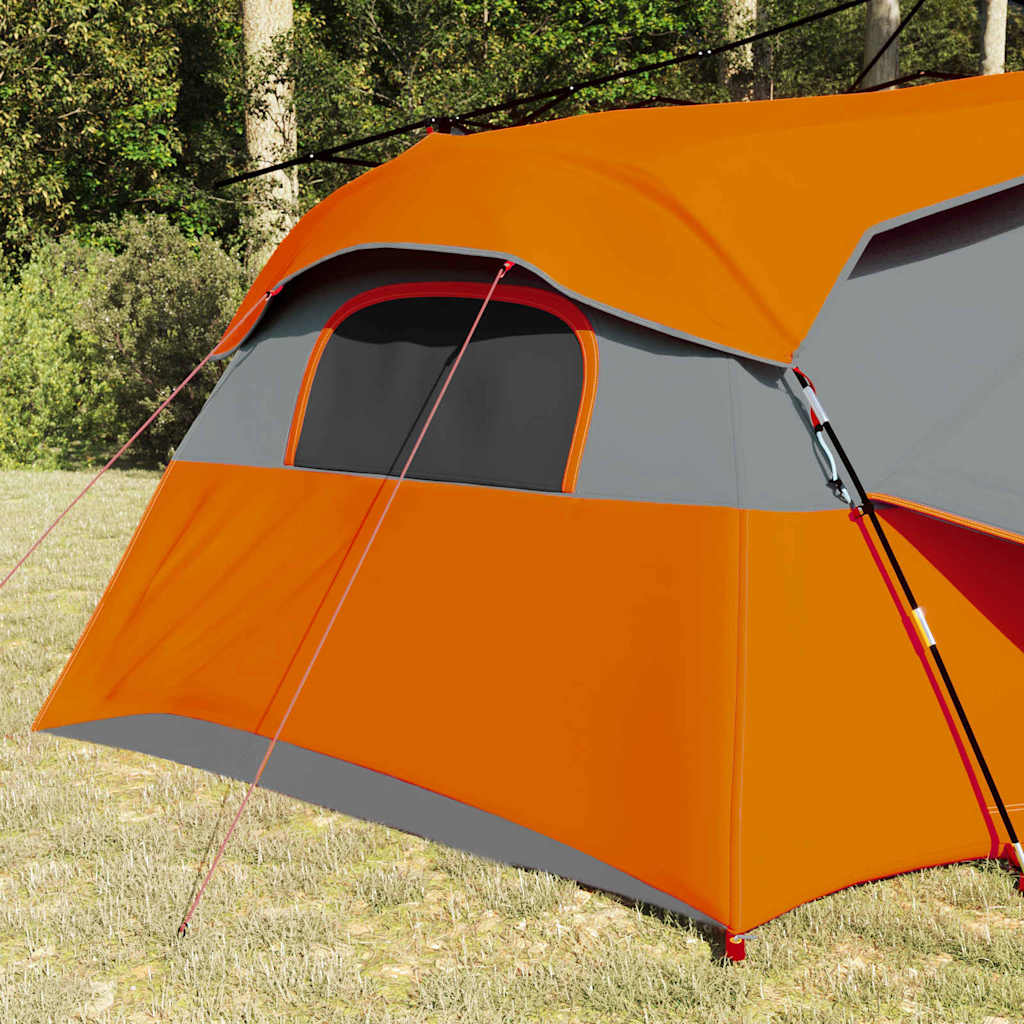 vidaXL Inner Tent 8-Person Grey and Orange Taffeta - 520 x 520 x 190 cm