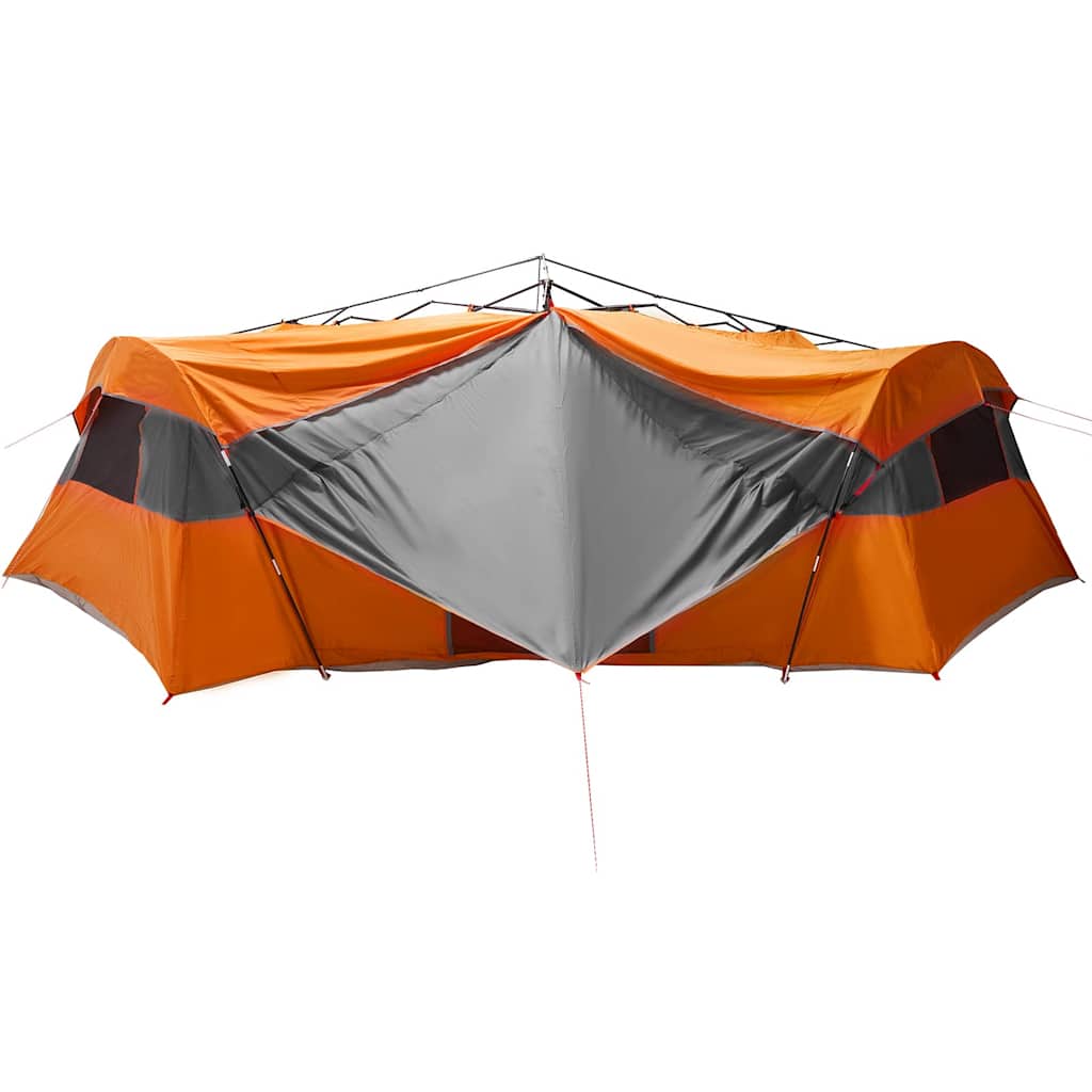 vidaXL Inner Tent 8-Person Grey and Orange Taffeta - 520 x 520 x 190 cm