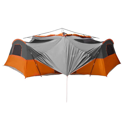vidaXL Inner Tent 8-Person Grey and Orange Taffeta - 520 x 520 x 190 cm