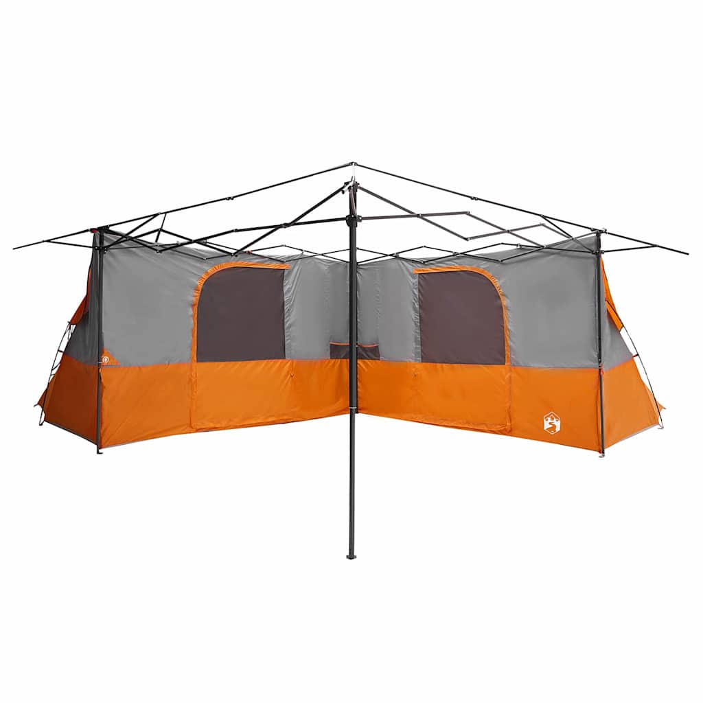 vidaXL Inner Tent 8-Person Grey and Orange Taffeta - 520 x 520 x 190 cm