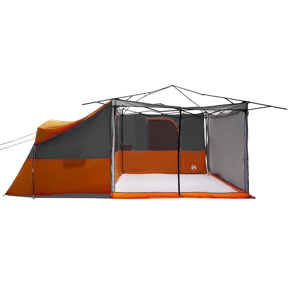 vidaXL Inner Tent 8-Person Grey and Orange Taffeta - 520 x 520 x 190 cm