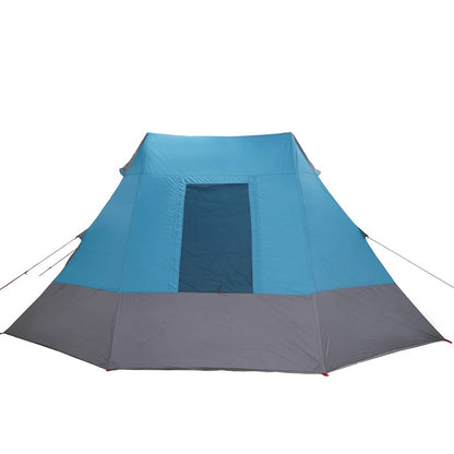 vidaXL Camping Tent 10-Person Waterproof Blue Taffeta - 482 x 360 x 227 cm