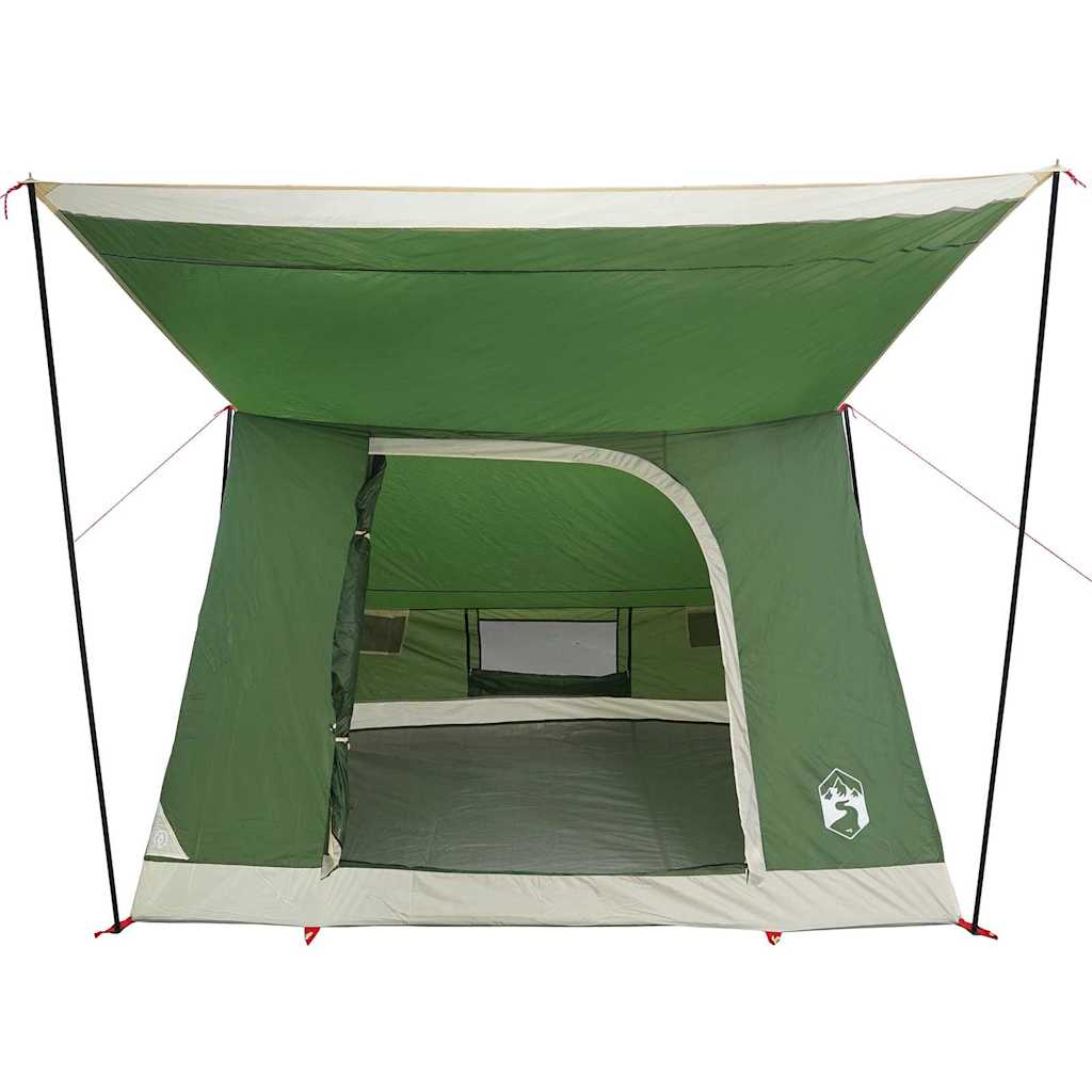 vidaXL Camping Tent 2-Person Waterproof Green Taffeta - 223 x 163 x 130 cm