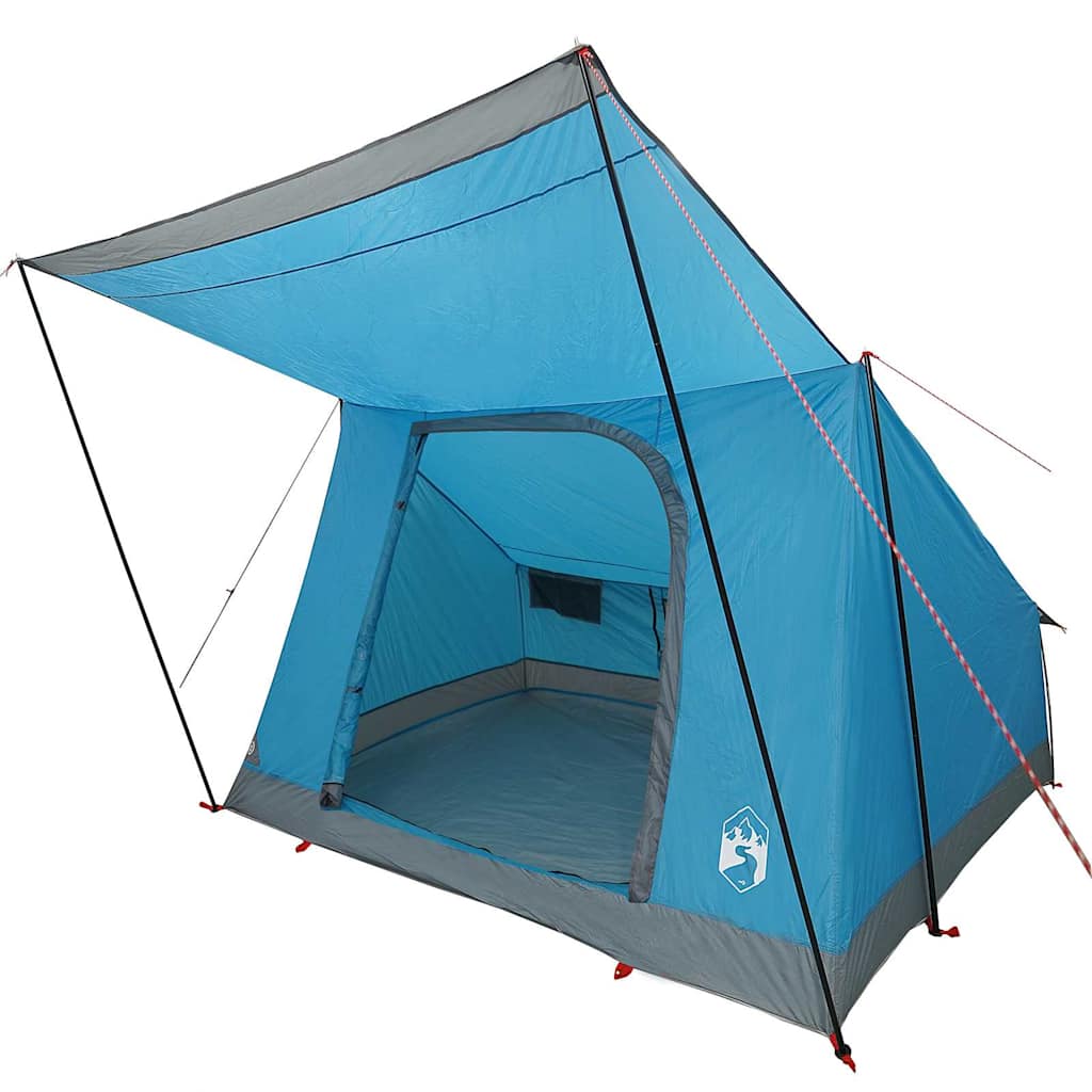 vidaXL Camping Tent 2-Person Waterproof Blue Taffeta - 223 x 163 x 130 cm