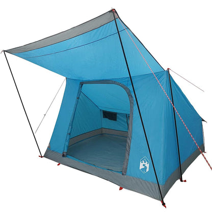 vidaXL Camping Tent 2-Person Waterproof Blue Taffeta - 223 x 163 x 130 cm