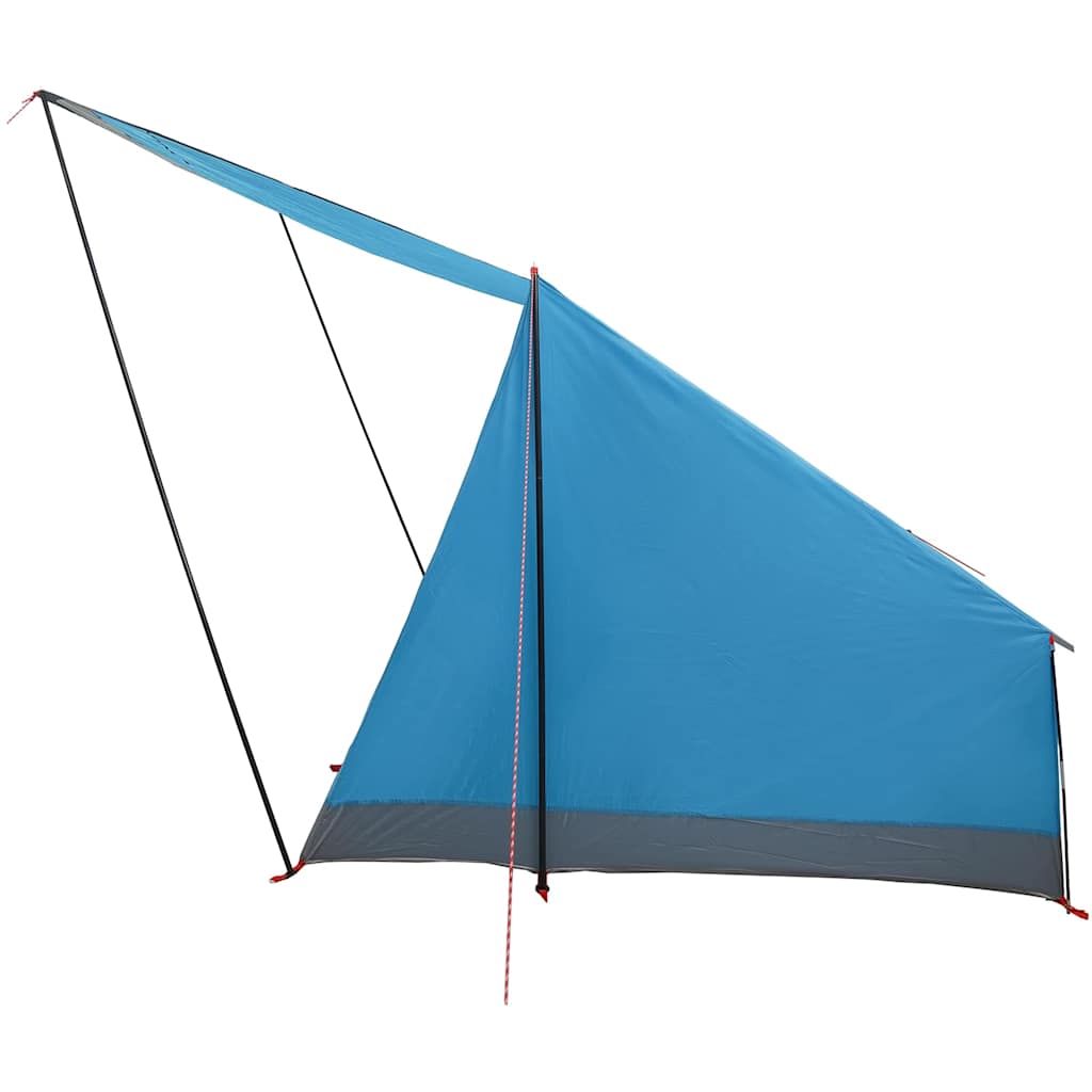 vidaXL Camping Tent 2-Person Waterproof Blue Taffeta - 223 x 163 x 130 cm