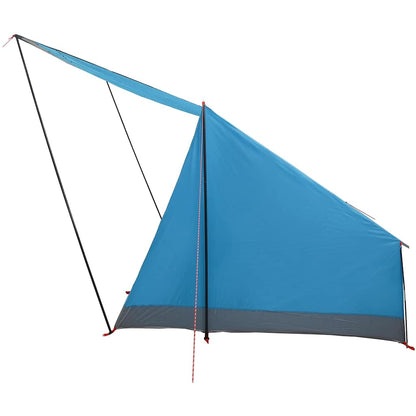 vidaXL Camping Tent 2-Person Waterproof Blue Taffeta - 223 x 163 x 130 cm