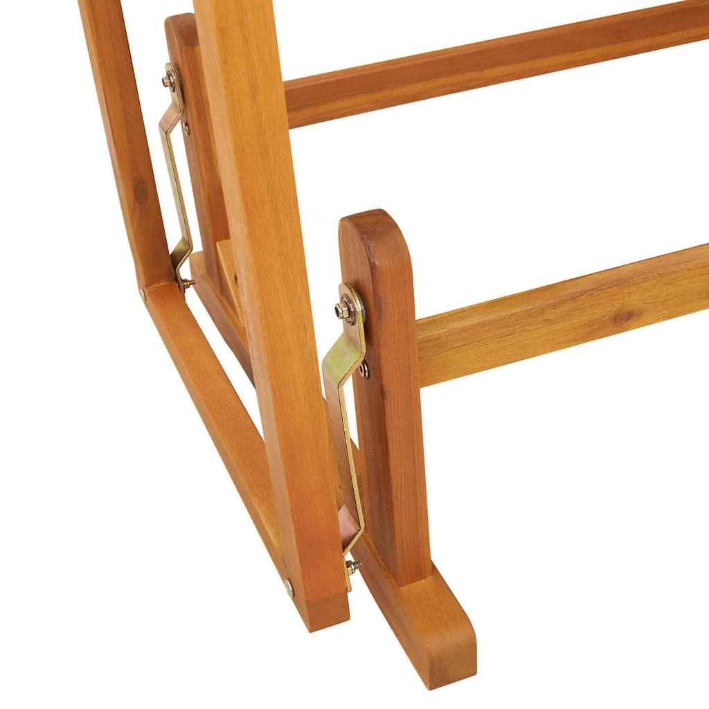 vidaXL Garden Glider Bench Natural 110 x 59 x 97 cm Solid Acacia Wood - Brown