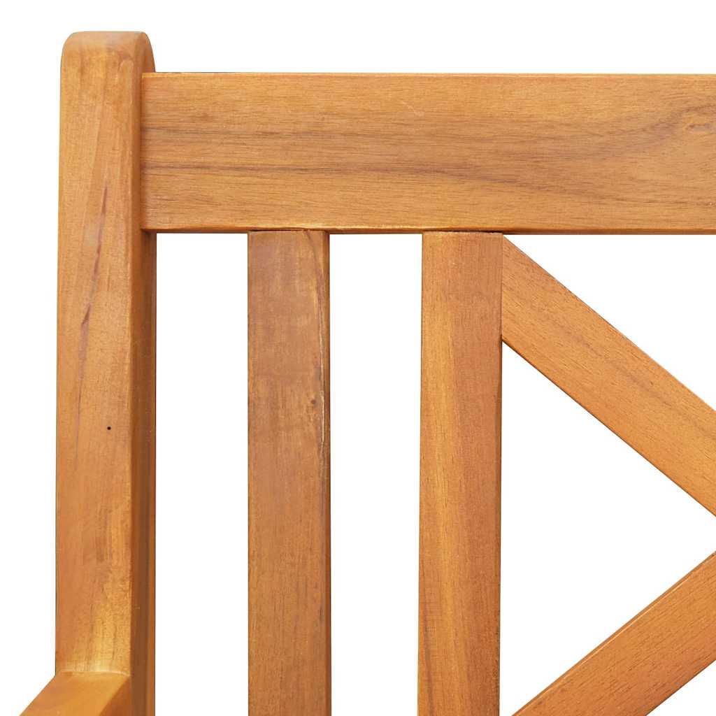 vidaXL Garden Glider Bench Natural 110 x 59 x 97 cm Solid Acacia Wood - Brown