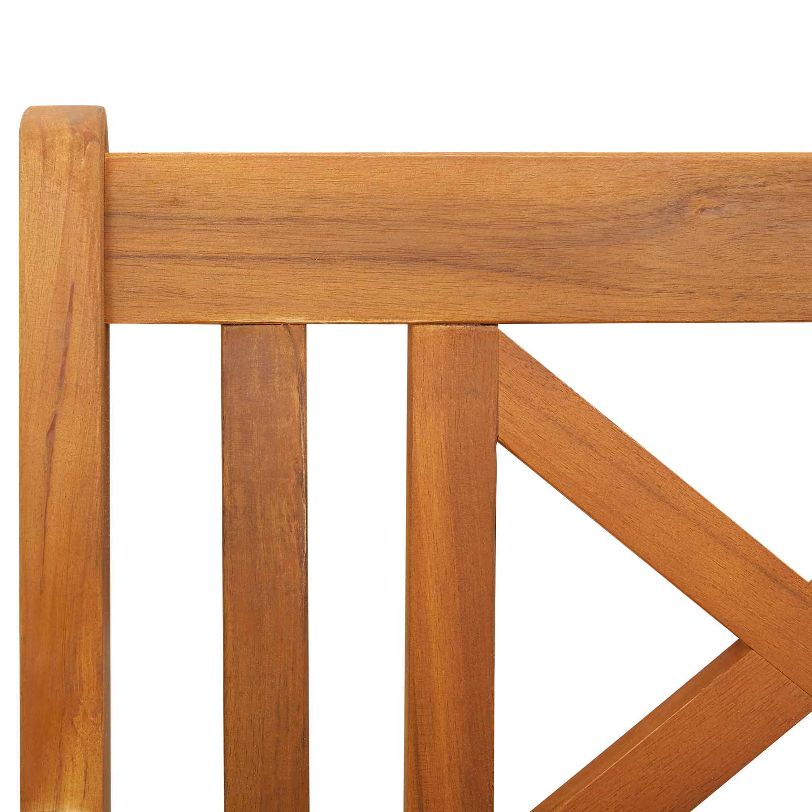 vidaXL Outdoor Bench Natural 110 x 56 x 90 cm Solid Acacia Wood - Brown
