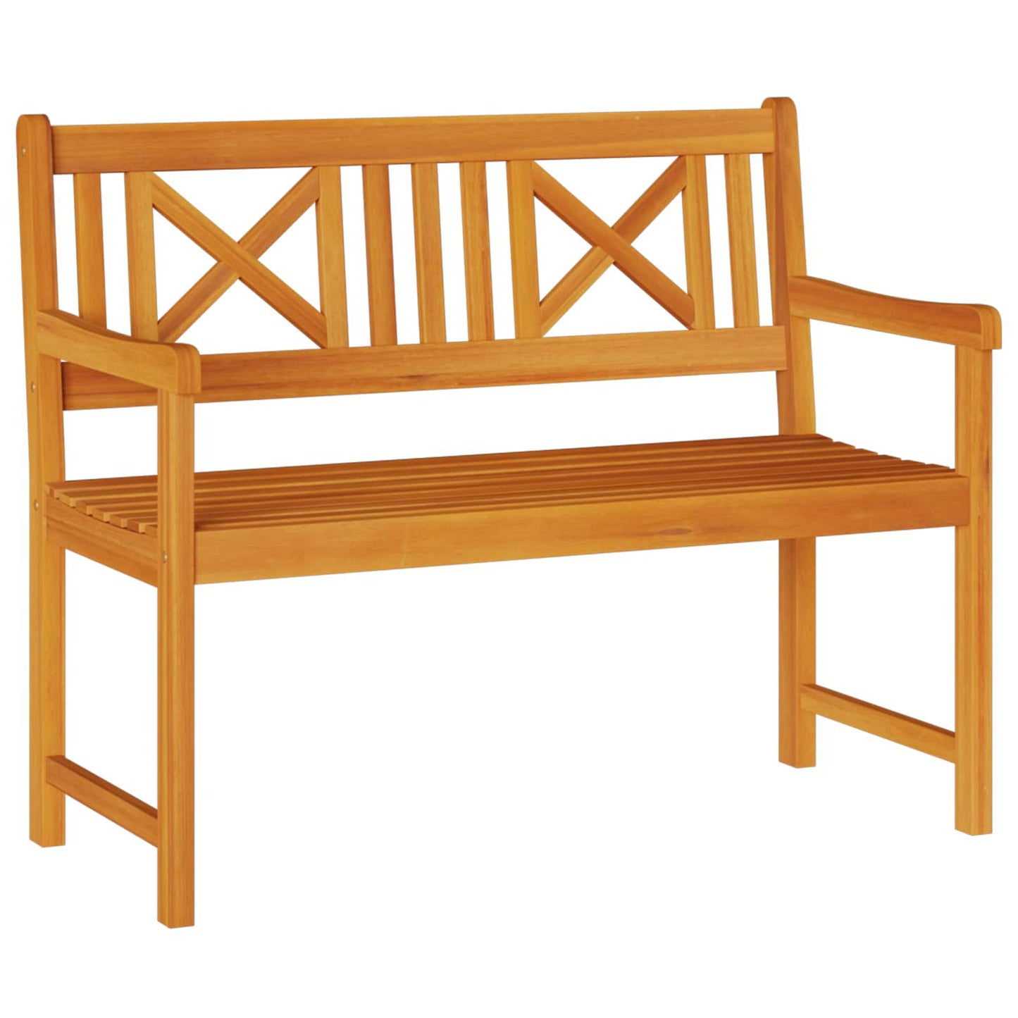 vidaXL Outdoor Bench Natural 110 x 56 x 90 cm Solid Acacia Wood - Brown