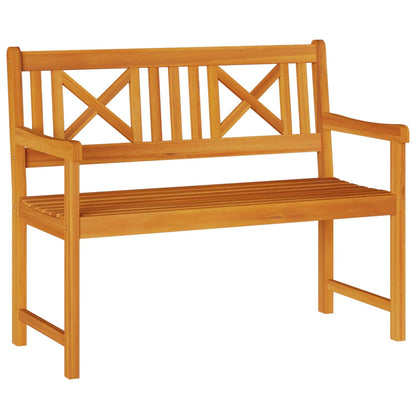 vidaXL Outdoor Bench Natural 110 x 56 x 90 cm Solid Acacia Wood - Brown
