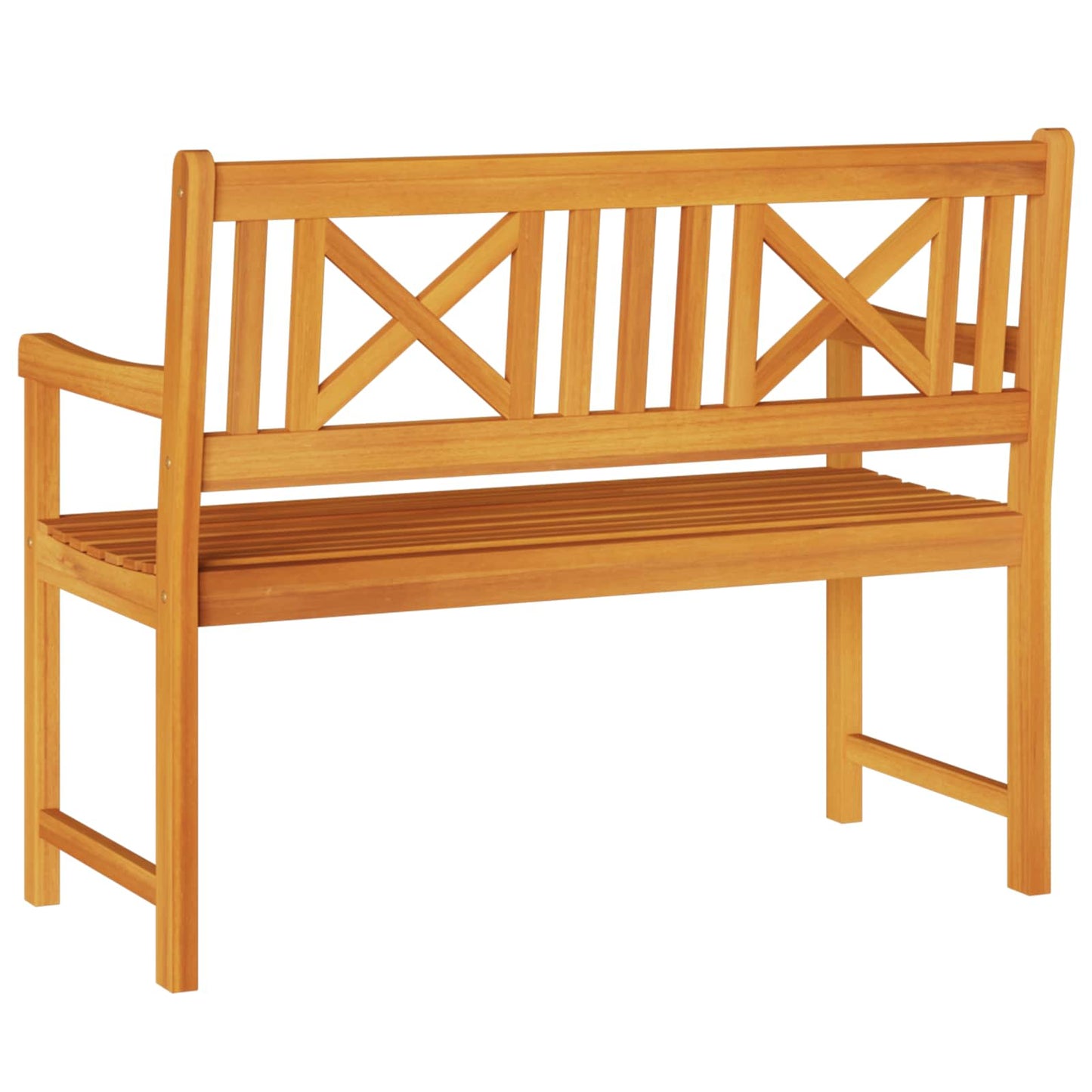 vidaXL Outdoor Bench Natural 110 x 56 x 90 cm Solid Acacia Wood - Brown