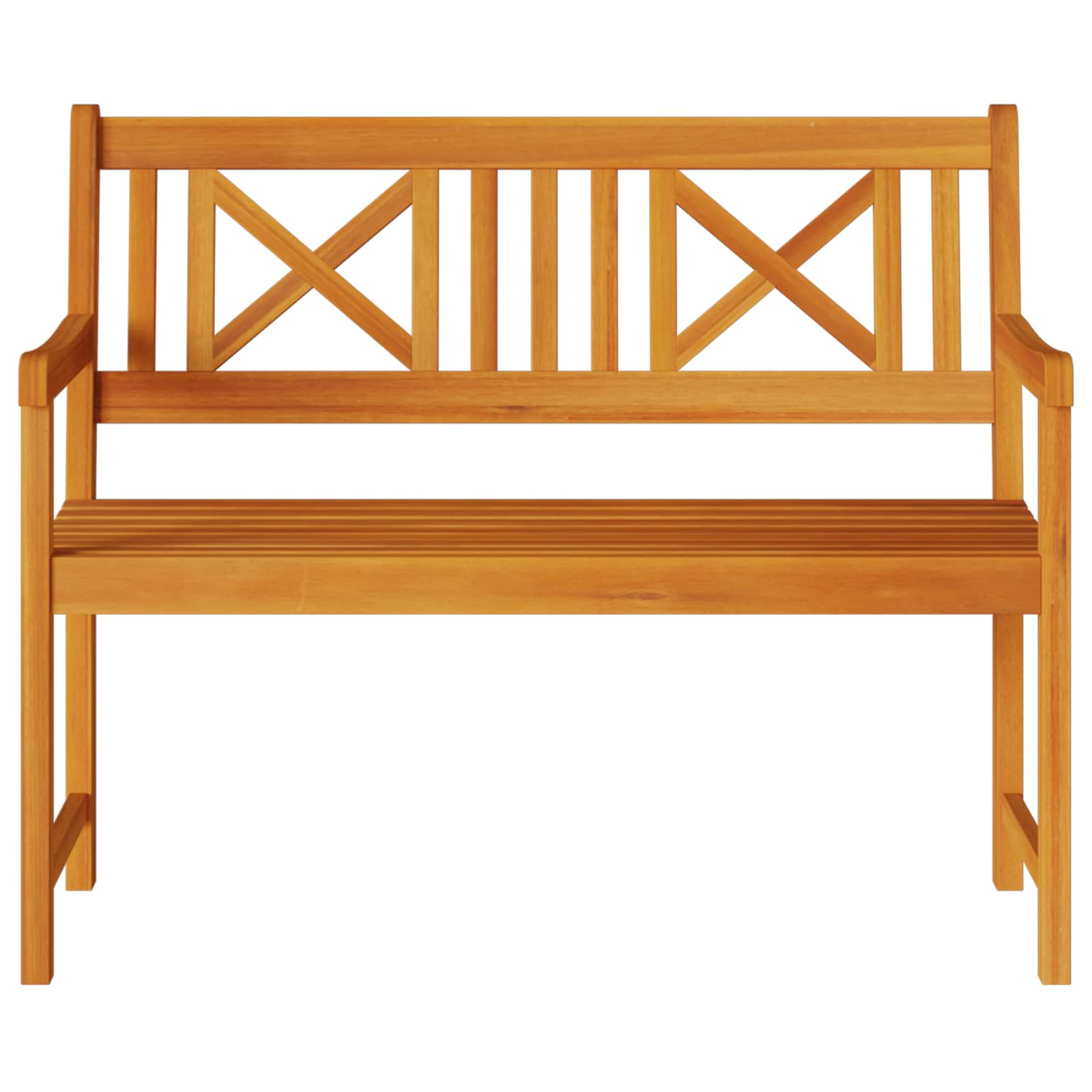 vidaXL Outdoor Bench Natural 110 x 56 x 90 cm Solid Acacia Wood - Brown