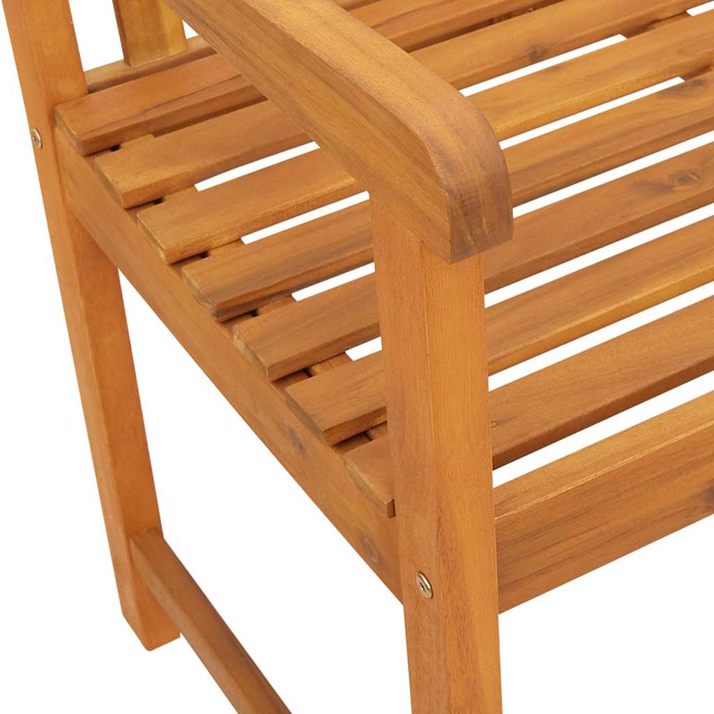vidaXL Outdoor Bench Natural 150 x 56 x 90 cm Solid Acacia Wood - Brown