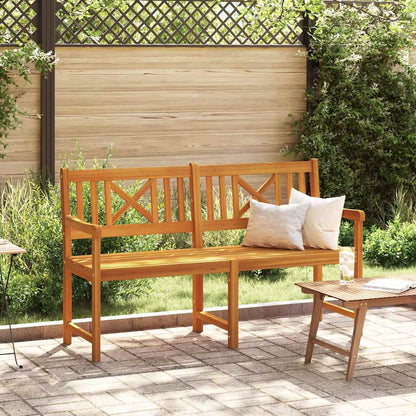 vidaXL Outdoor Bench Natural 150 x 56 x 90 cm Solid Acacia Wood - Brown