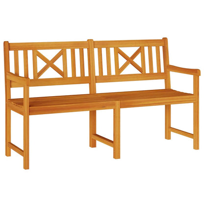 vidaXL Outdoor Bench Natural 150 x 56 x 90 cm Solid Acacia Wood - Brown