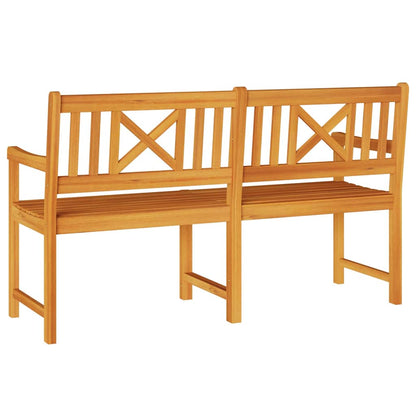 vidaXL Outdoor Bench Natural 150 x 56 x 90 cm Solid Acacia Wood - Brown