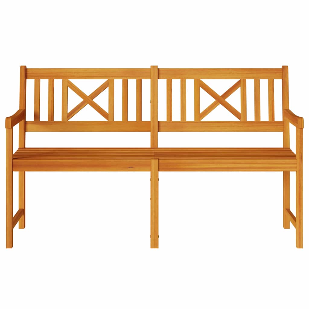 vidaXL Outdoor Bench Natural 150 x 56 x 90 cm Solid Acacia Wood - Brown
