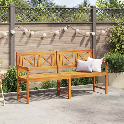 vidaXL Outdoor Bench Natural 180 x 56 x 90 cm Solid Acacia Wood - Brown