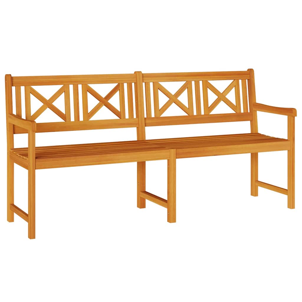 vidaXL Outdoor Bench Natural 180 x 56 x 90 cm Solid Acacia Wood - Brown