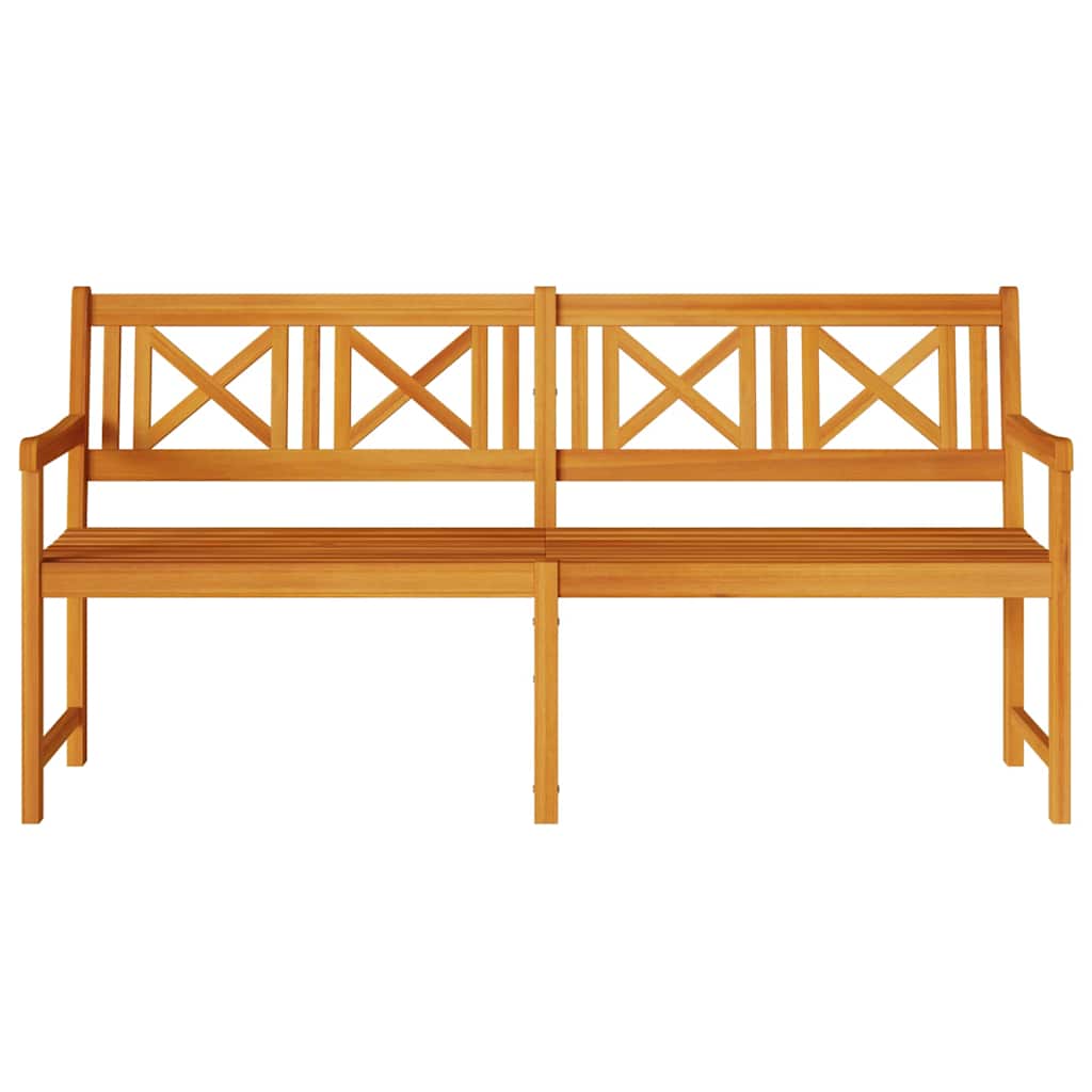 vidaXL Outdoor Bench Natural 180 x 56 x 90 cm Solid Acacia Wood - Brown