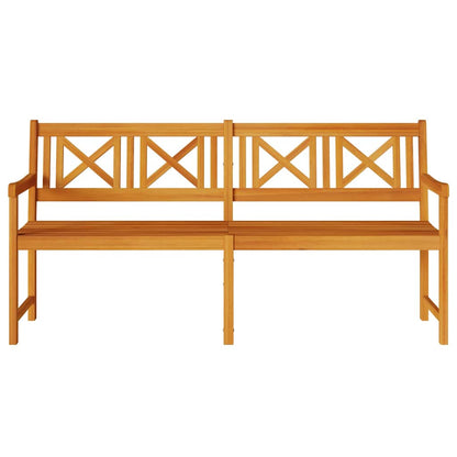 vidaXL Outdoor Bench Natural 180 x 56 x 90 cm Solid Acacia Wood - Brown