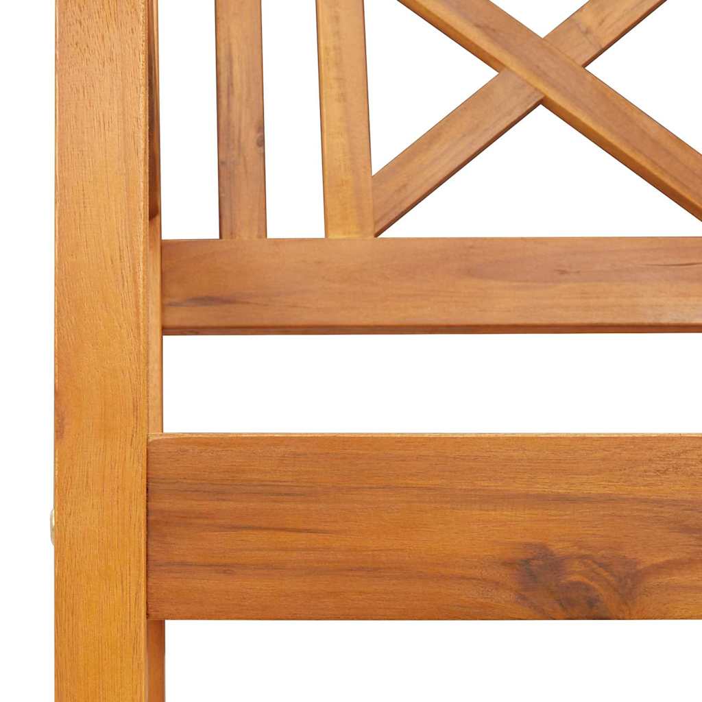vidaXL Outdoor Bench Natural 220 x 56 x 90 cm Solid Acacia Wood - Brown