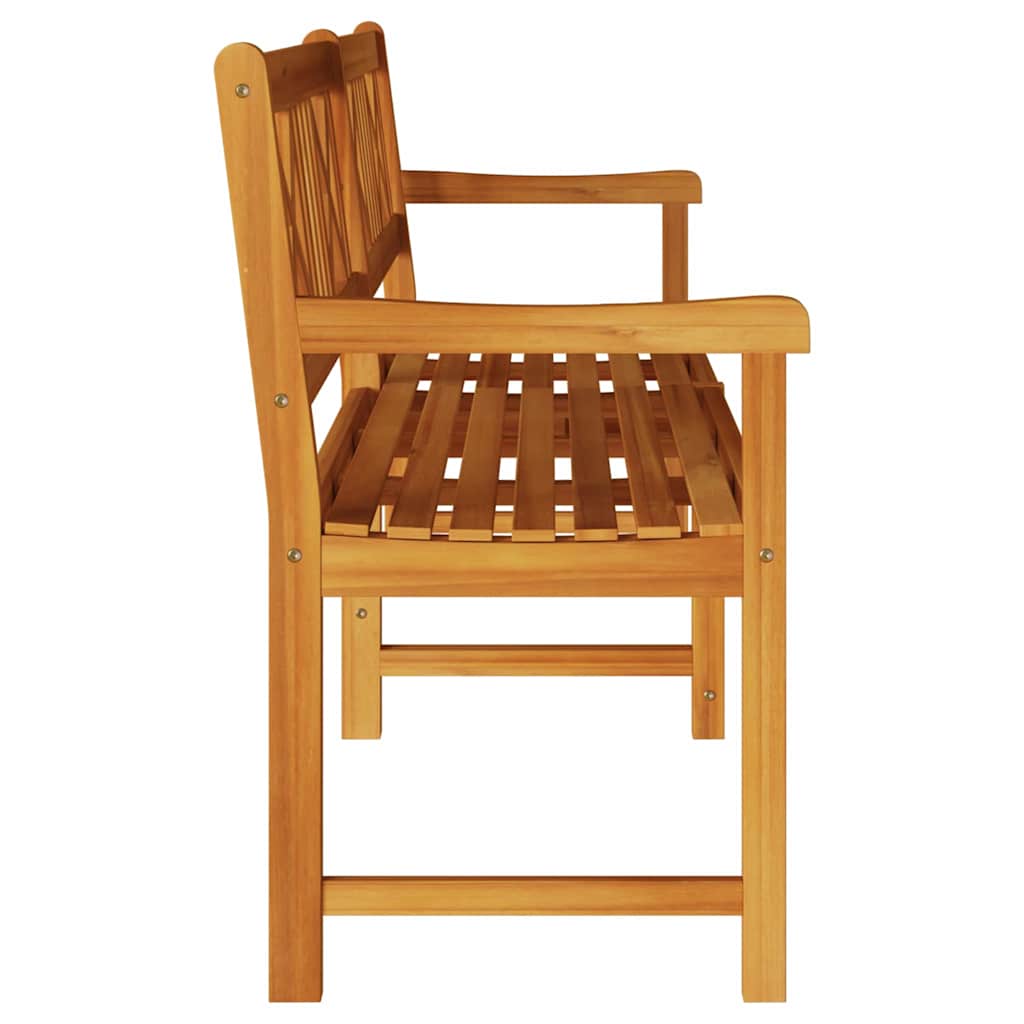 vidaXL Outdoor Bench Natural 220 x 56 x 90 cm Solid Acacia Wood - Brown
