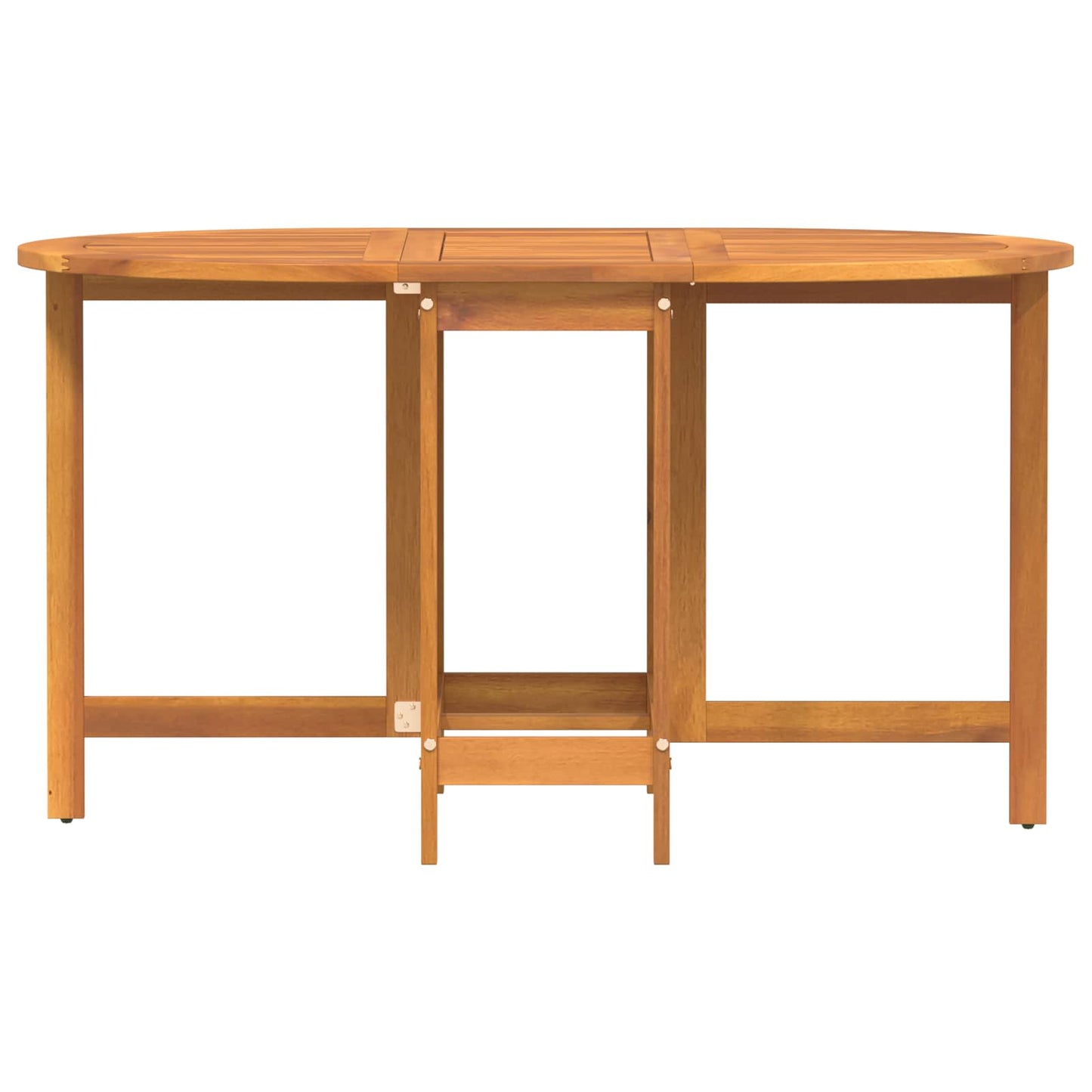 vidaXL Garden Table Folding Brown 110 x 60 x 72 cm Solid Acacia Wood