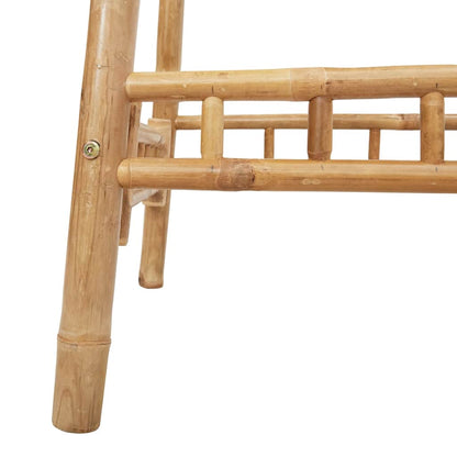 vidaXL Outdoor Bar Table Square 55x55x100 cm Bamboo - Brown