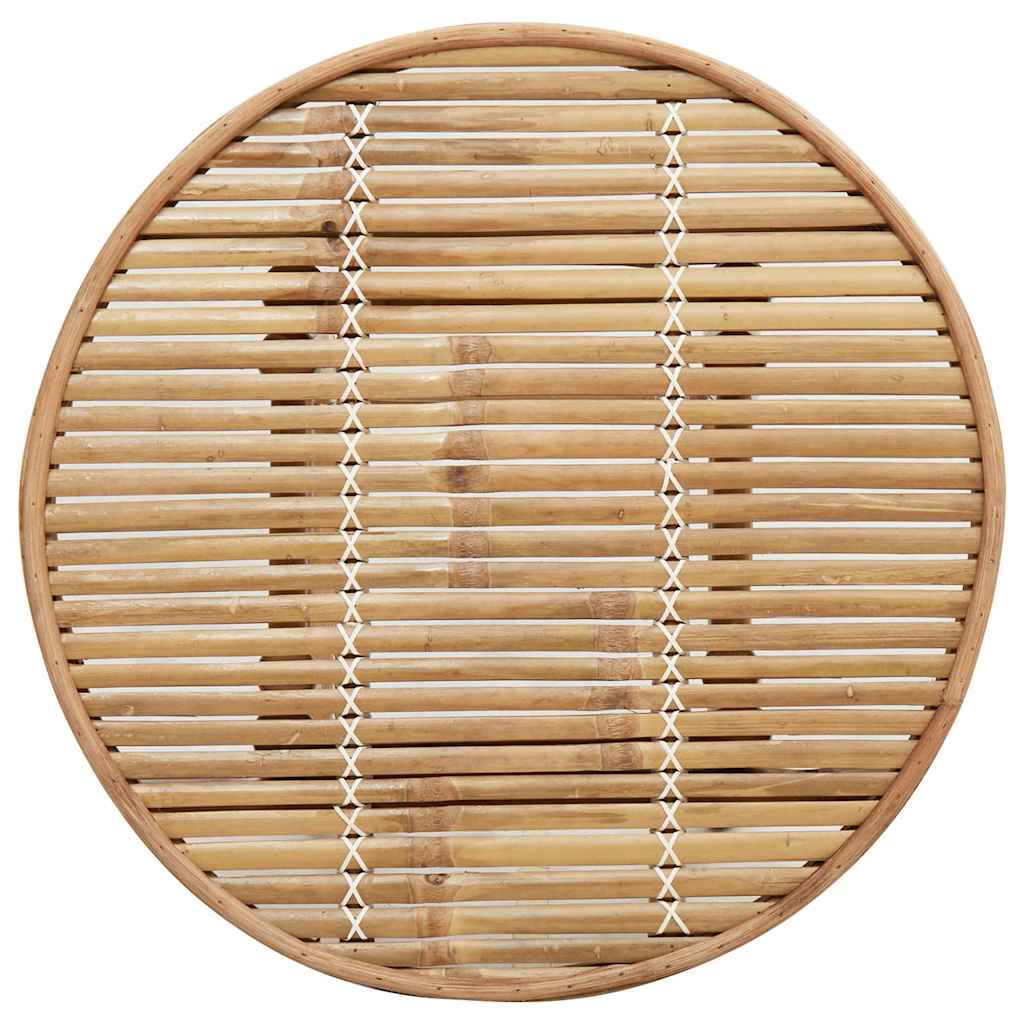 vidaXL Outdoor Bar Table Round Ø55x100 cm Bamboo - Brown