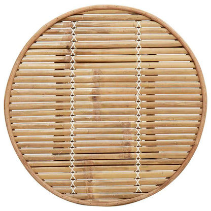 vidaXL Outdoor Bar Table Round Ø55x100 cm Bamboo - Brown