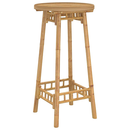 vidaXL 3 Piece Outdoor Bar Set Foldable Bamboo - Brown