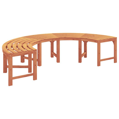 vidaXL Tree Bench 8 -Seater 2 pcs 160 x 80 x 45cm Natural - Brown - 31410