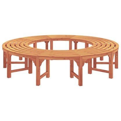vidaXL Tree Bench 8 -Seater 2 pcs 160 x 80 x 45cm Natural - Brown - 31410