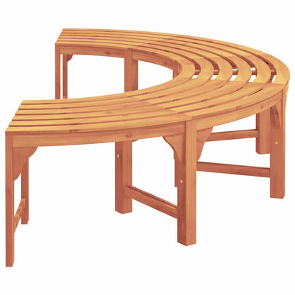 vidaXL Tree Bench 8 -Seater 2 pcs 160 x 80 x 45cm Natural - Brown - 31410