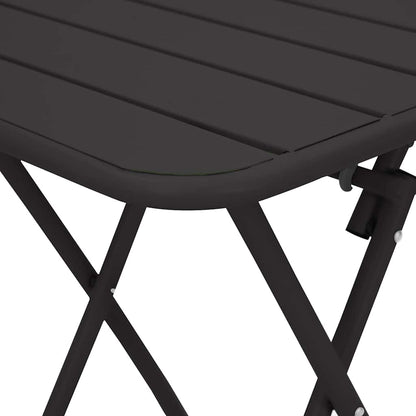 vidaXL Bistro Table Anthracite 55 x 55 x 72.5 cm Powder-coated Steel